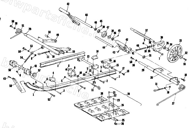 UNDERCARRIAGE AND TRACK diagram