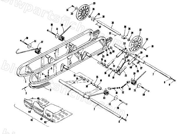 UNDERCARRIAGE AND TRACK diagram