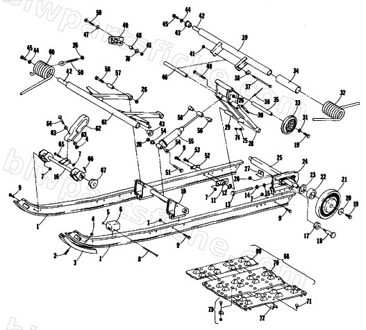 UNDERCARRIAGE AND TRACK diagram