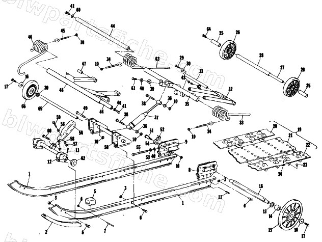 UNDERCARRIAGE AND TRACK diagram