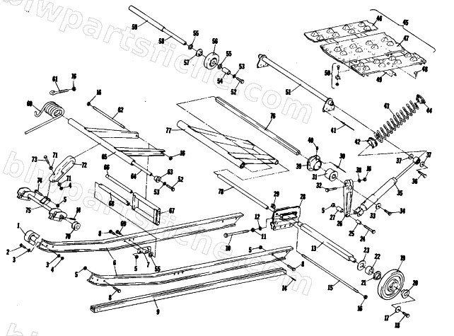 UNDERCARRIAGE AND TRACK diagram