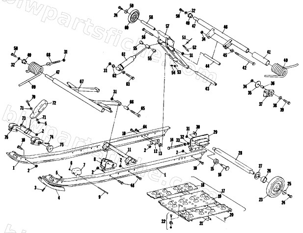 UNDERCARRIAGE AND TRACK diagram