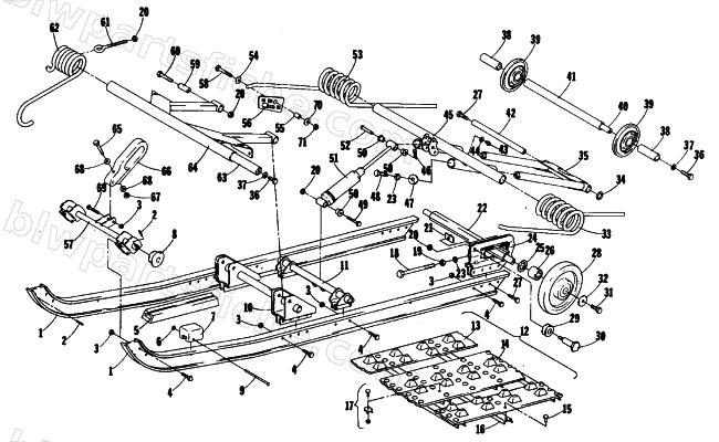 UNDERCARRIAGE AND TRACK diagram