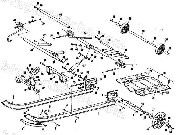 UNDERCARRIAGE AND TRACK diagram