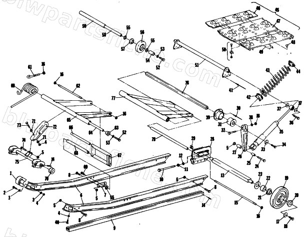 UNDERCARRIAGE AND TRACK diagram