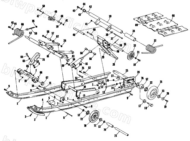 UNDERCARRIAGE AND TRACK diagram