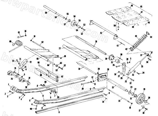 UNDERCARRIAGE AND TRACK diagram