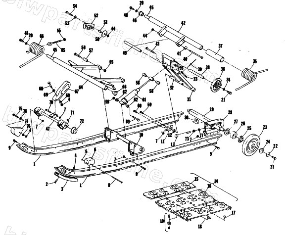 UNDERCARRIAGE AND TRACK diagram