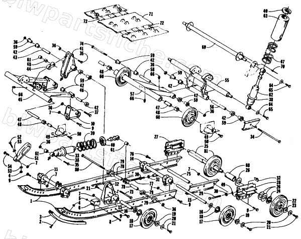 UNDERCARRIAGE AND TRACK diagram