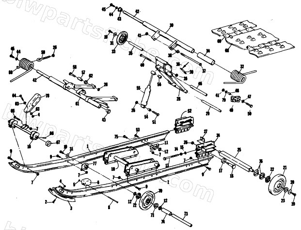 UNDERCARRIAGE AND TRACK diagram