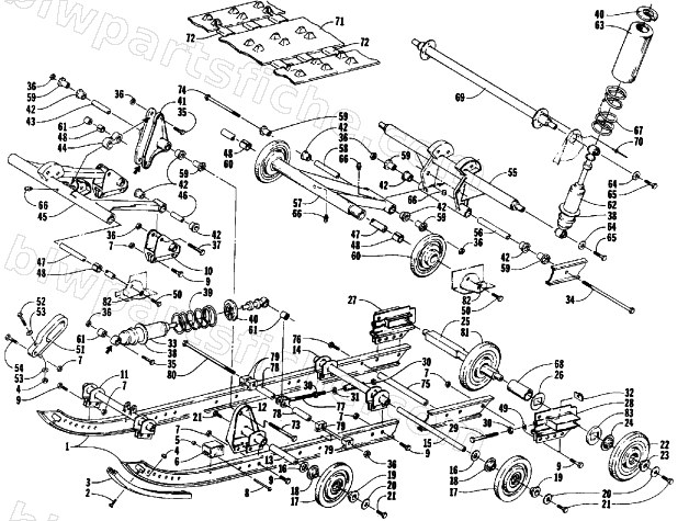 UNDERCARRIAGE AND TRACK diagram