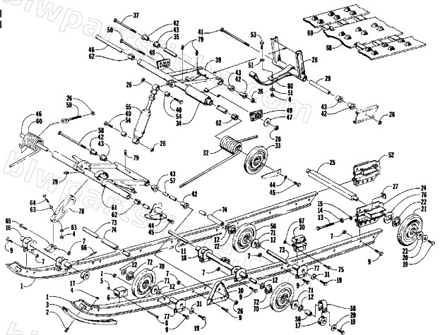 UNDERCARRIAGE AND TRACK diagram