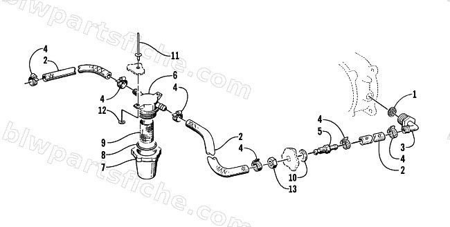 WATER FILTER ASSEMBLY diagram