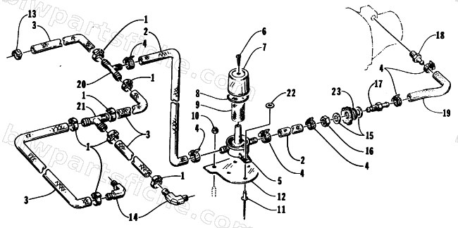 WATER FILTER ASSEMBLY diagram