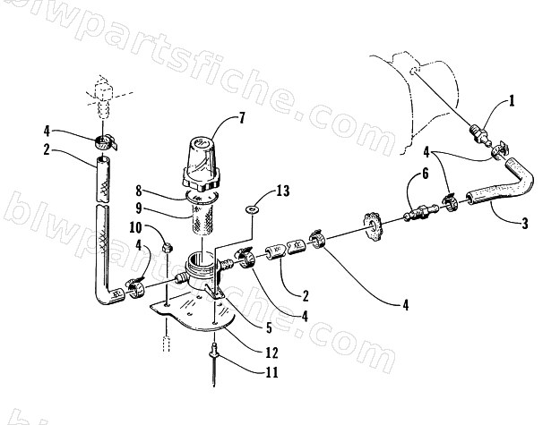 WATER FILTER ASSEMBLY diagram