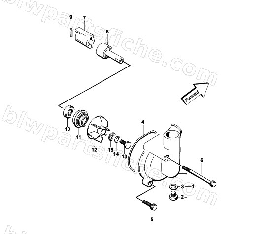 WATER PUMP ASSEMBLY diagram