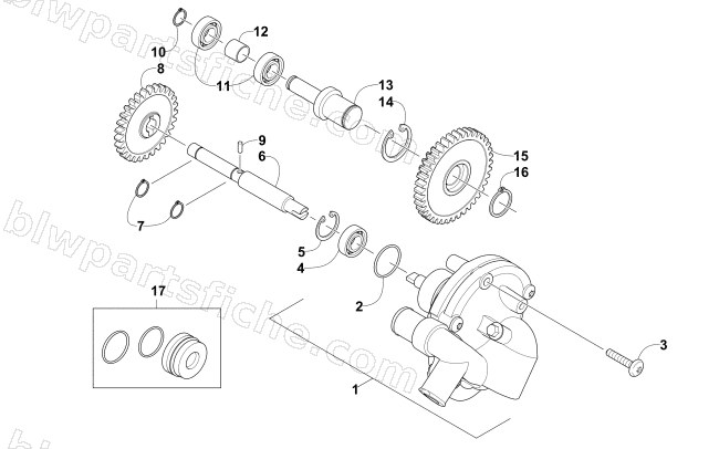 WATER PUMP ASSEMBLY diagram