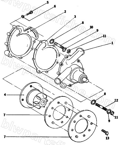 WATER PUMP diagram