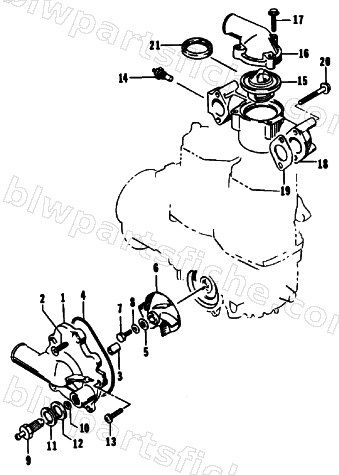 WATER PUMP/WATER MANIFOLD diagram
