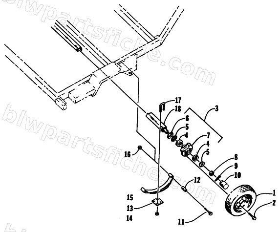 WHEEL AND AXLE ASSEMBLY diagram