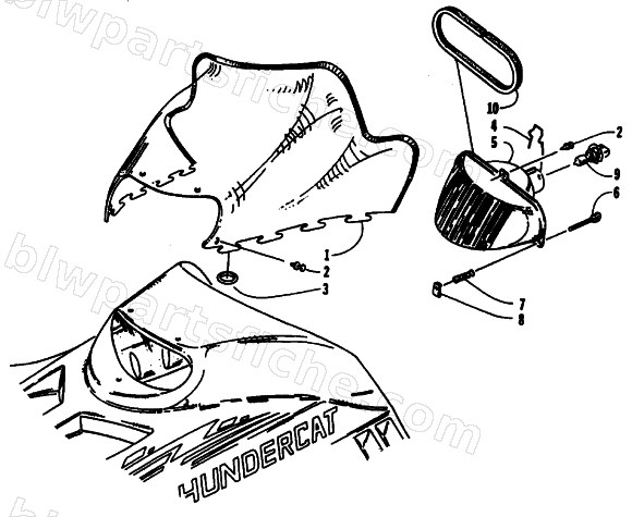 WINDSHIELD AND HEADLIGHT diagram
