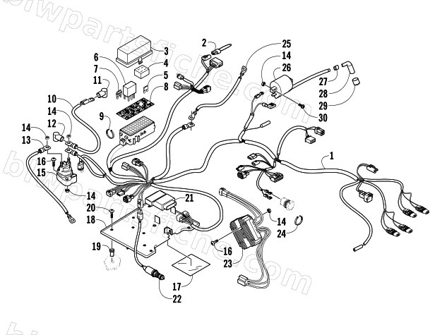 WIRING HARNESS ASSEMBLY diagram