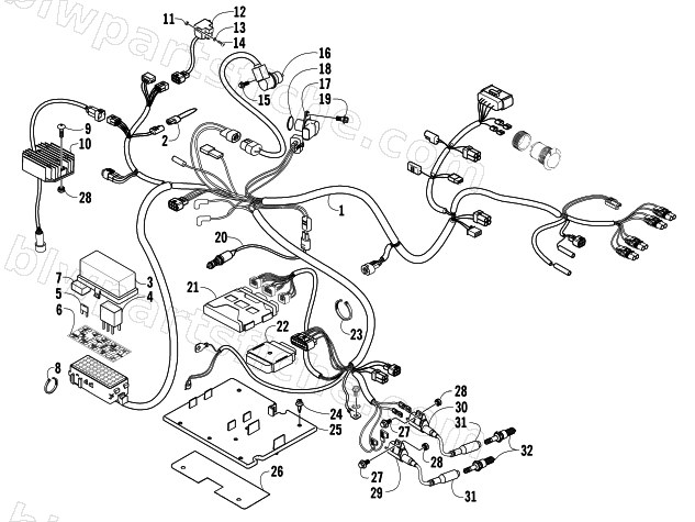 WIRING HARNESS ASSEMBLY diagram