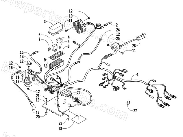 WIRING HARNESS ASSEMBLY diagram
