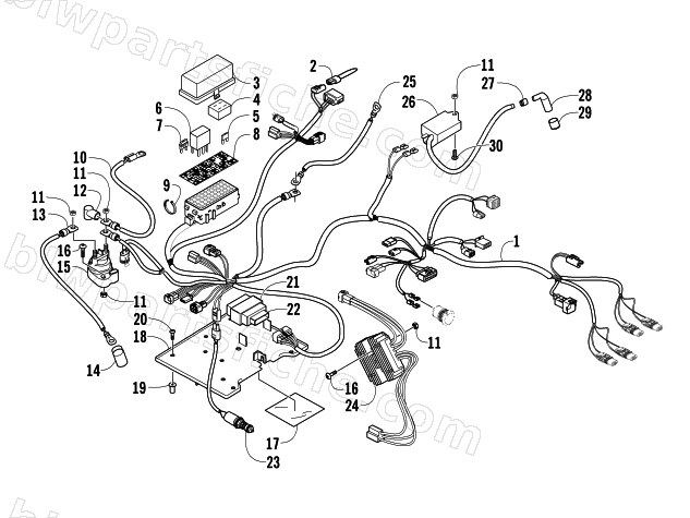 WIRING HARNESS ASSEMBLY diagram