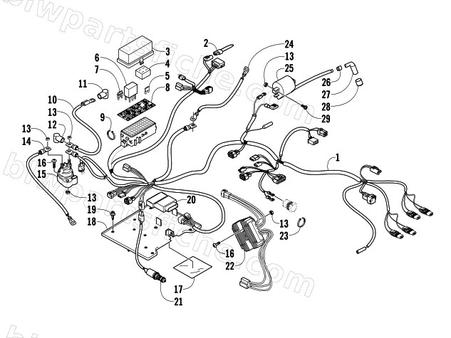 WIRING HARNESS ASSEMBLY diagram