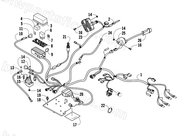 WIRING HARNESS ASSEMBLY diagram