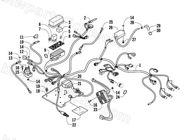 WIRING HARNESS ASSEMBLY diagram