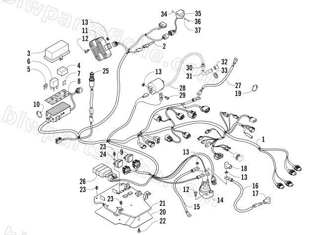 WIRING HARNESS ASSEMBLY diagram