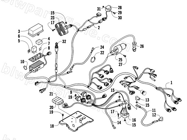 WIRING HARNESS ASSEMBLY diagram