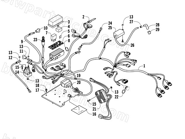 WIRING HARNESS ASSEMBLY diagram
