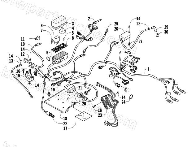 WIRING HARNESS ASSEMBLY diagram