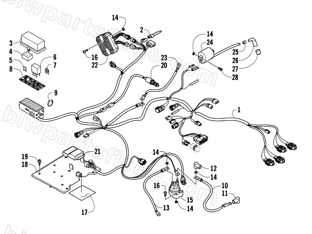 WIRING HARNESS ASSEMBLY diagram