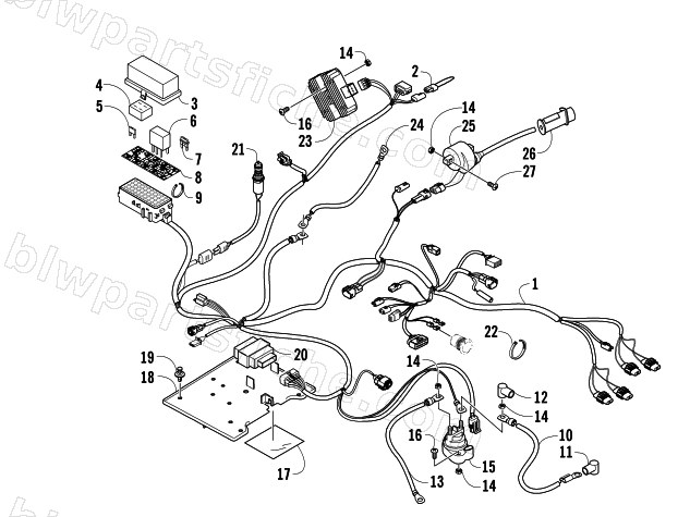 WIRING HARNESS ASSEMBLY diagram