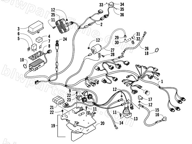 WIRING HARNESS ASSEMBLY diagram