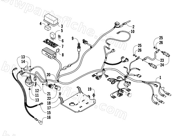 WIRING HARNESS ASSEMBLY diagram