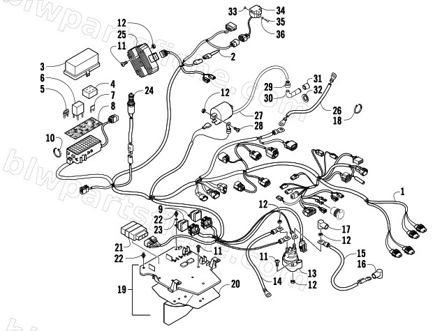 WIRING HARNESS ASSEMBLY diagram