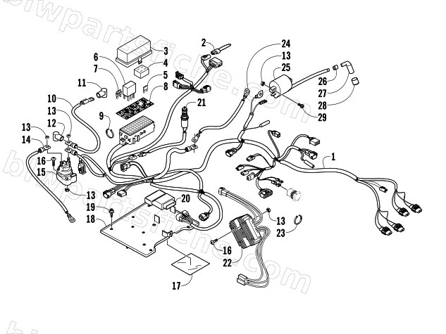 WIRING HARNESS ASSEMBLY diagram