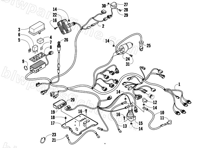 WIRING HARNESS ASSEMBLY diagram