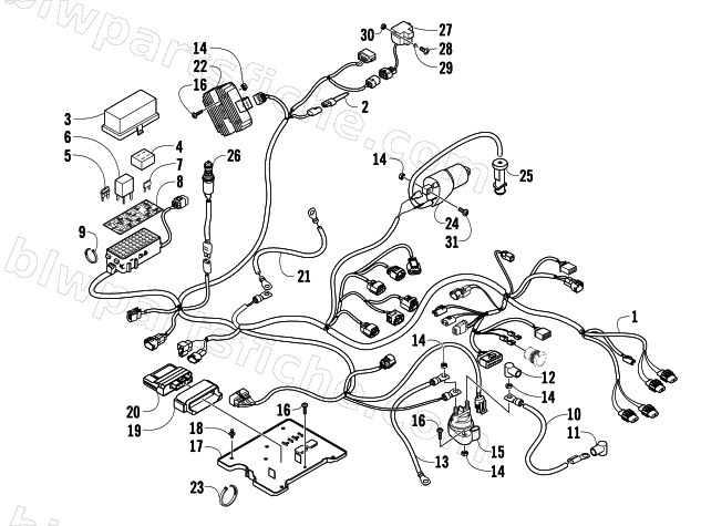 WIRING HARNESS ASSEMBLY diagram