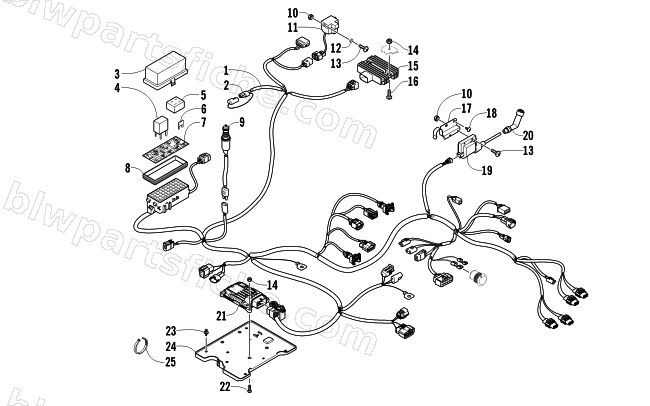 WIRING HARNESS ASSEMBLY diagram