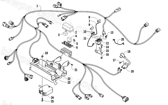WIRING HARNESS ASSEMBLY diagram