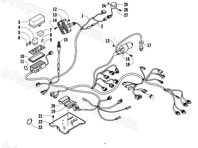 WIRING HARNESS ASSEMBLY diagram