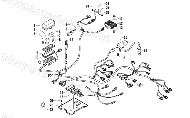 WIRING HARNESS ASSEMBLY diagram