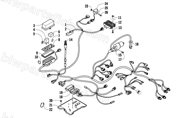 WIRING HARNESS ASSEMBLY diagram
