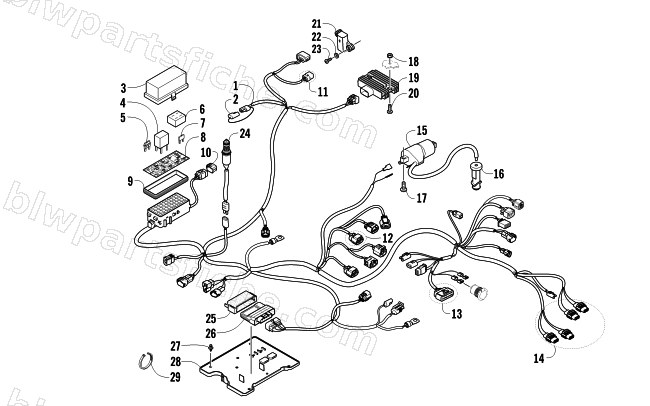 WIRING HARNESS ASSEMBLY diagram